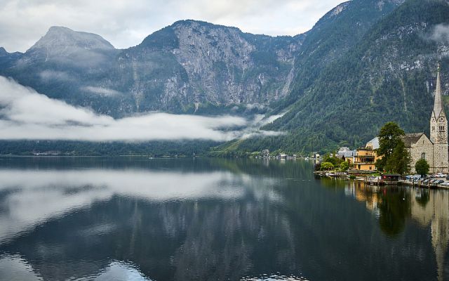 Uitzicht Hallstättersee