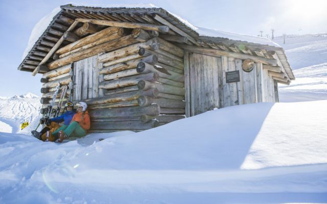 Hut op berg in Montafon