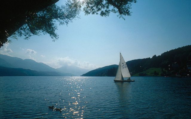 Zeilen op de Millstättersee