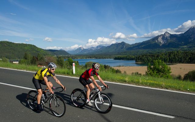 Fietsen langs de Ossiachersee