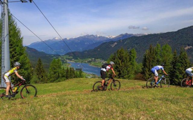 Weissensee fietsers