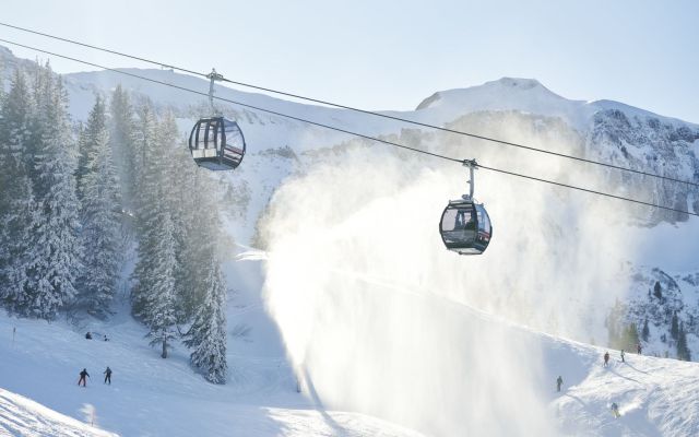 Lift naar de piste van Damüls - Mellau