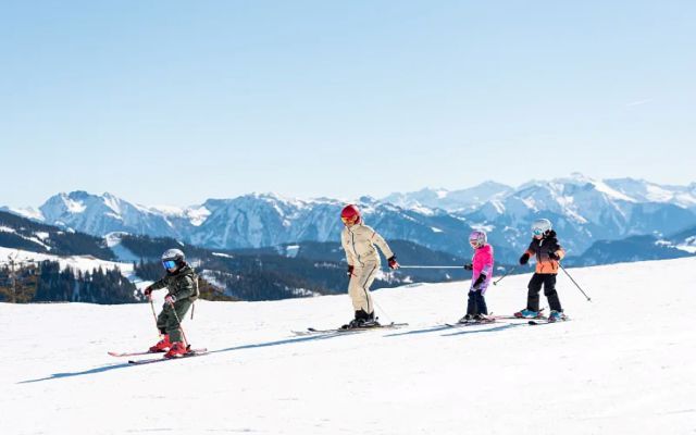 Langlaufen met kinderen in Hochkönig 