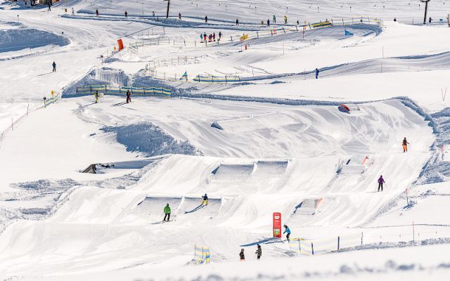 Parcour arena op de Wildkogel